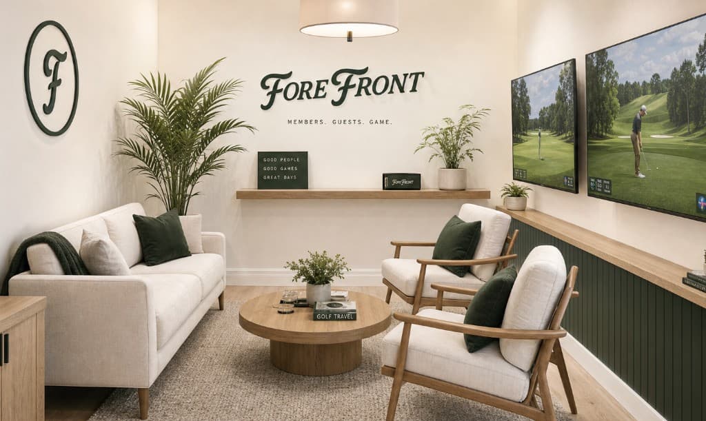 A proposed members lounge for Forefront Golf